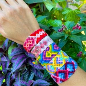 Handmade macrame bracelets